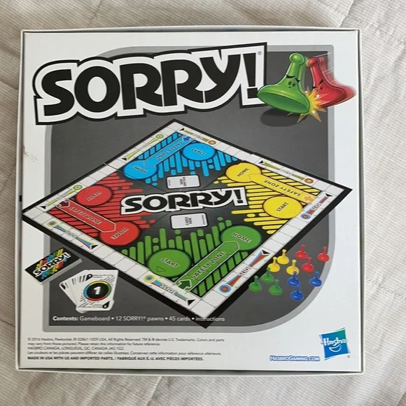 Sorry! Board Game NEW - Picture 3 of 9